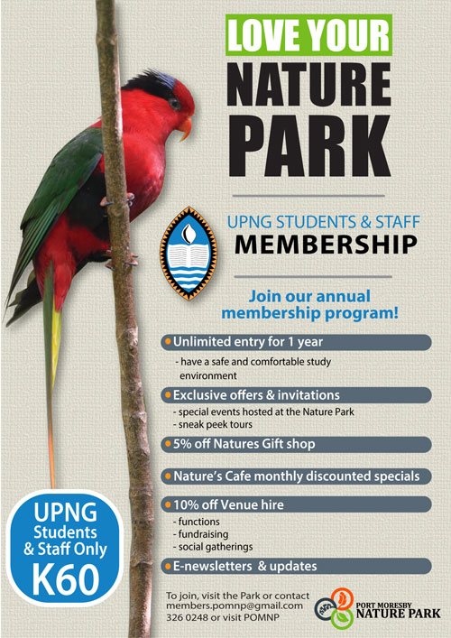 UPNG Students Staff Membership Flyer Benefits